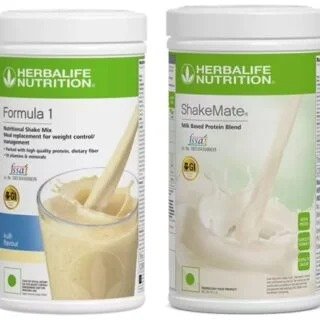 Herbalife Formula 1 Shake Kulfi + Shakemate (1000g) (Pack of 2)