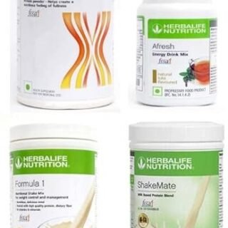 Herbalife Weight Loss Combo Formula 1 Shake Mix Kulfi Flavor With Protein Powder and Shake Mate With Afresh Energy Drink Mix Tulsi Flavor(1450 )