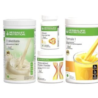 Herbalife Formula 1 Mango With Shakemate And Protein 200 And Afresh Lemon Flover Combo(Pack of 4)